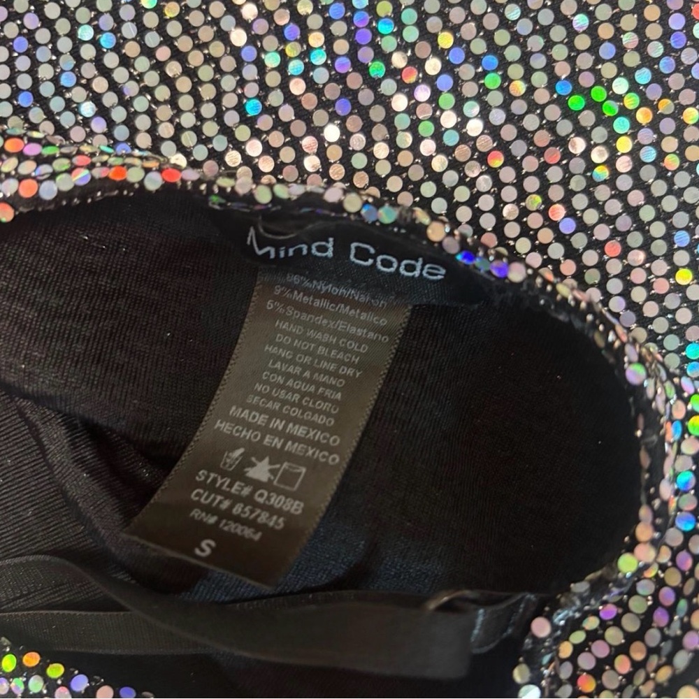 Mind Code Sparkling Sequin Mini Dress - image 3